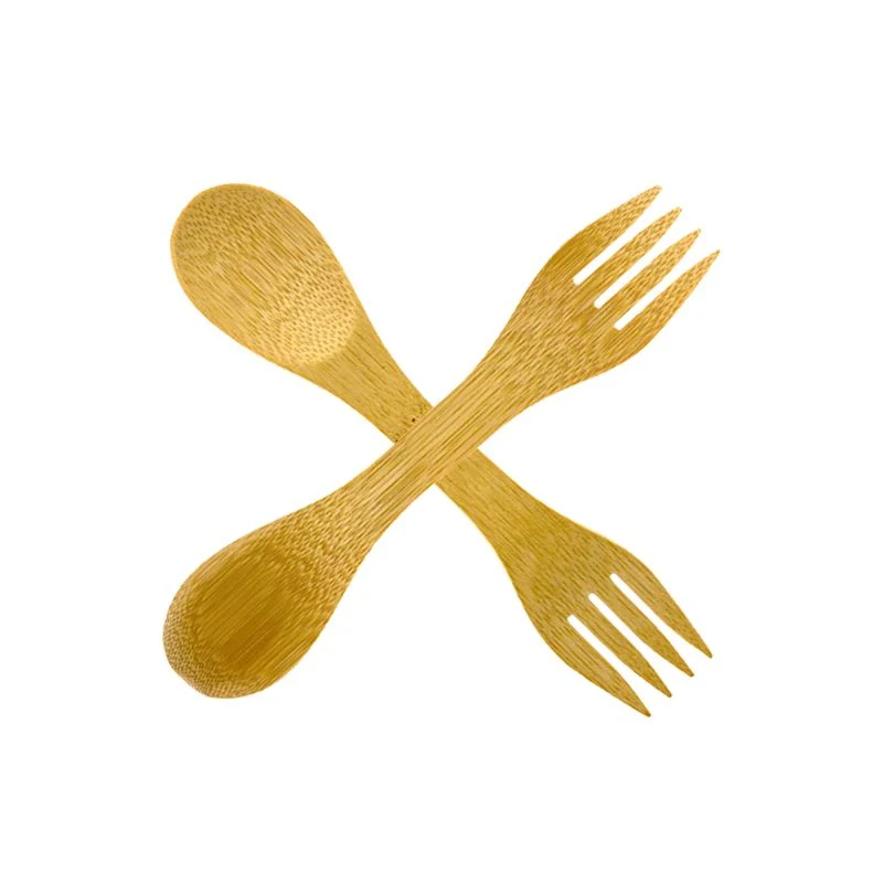 Wholesale Reusable Bamboo Spork Accept Customized