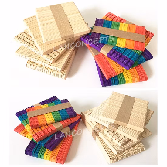 Бамбуковая палочка, деревянная круглая шпажка, деревянные леденцы, палочки для мороженого, палочка для мороженого, бамбуковые шпажки