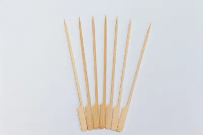 Шашлык формы затвора ручки ББК бамбуковый/бамбуковые шампуры Теппо Бамбуковые Теппо