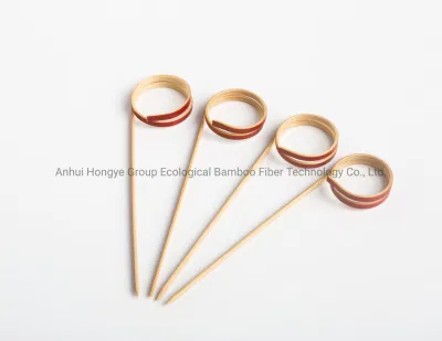 Изготовление на заказ бамбуковых декоративных палочек для шампуров с узлом