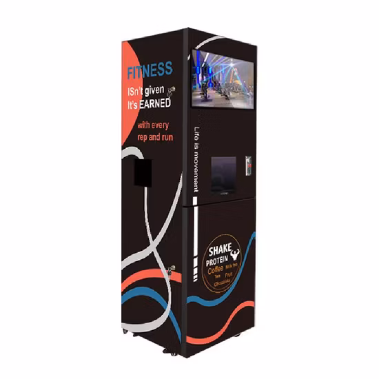 Автоматический сенсорный экран с монетоприемником, протеиновые коктейли, холодный энергетический напиток, черный мгновенный холодный чай с молоком, сок, кафе, кофейня, торговый автомат, завод